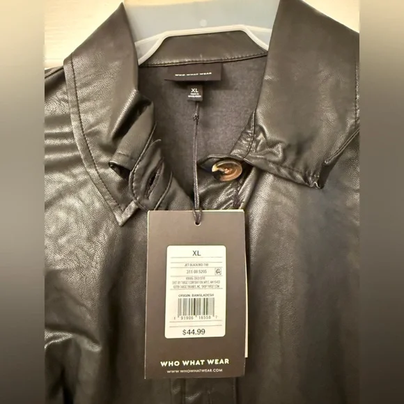 NWT Target Who What Wear faux leather jacket/dress - Picture 2 of 3